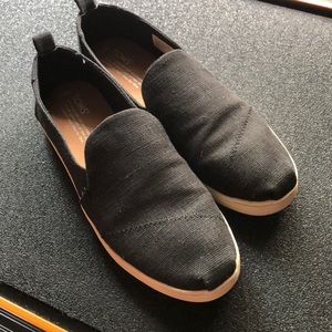 Toms deconstructed Alpargata black canvas
